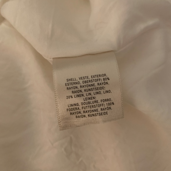 White sun dress with buttons and pockets - Picture 3 of 4